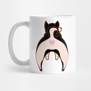 Black and Tan Shiba Inu Puppy Butt Mug